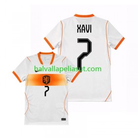 Jalkapallo Pelipaidat/Peliasut Alankomaat Xavi Simons 7 Vieraspaita World Cup 2026 Lyhythihainen